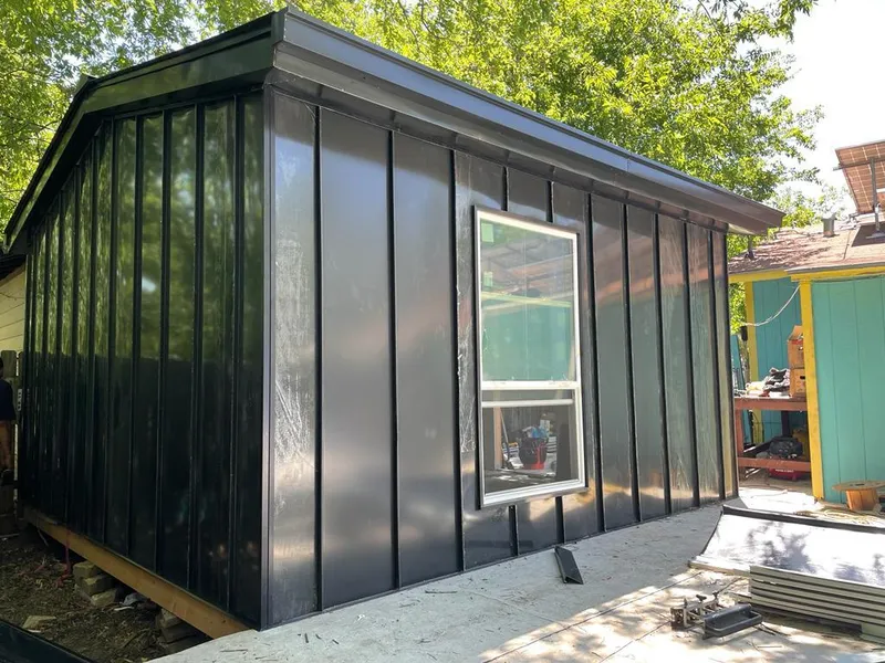 Black standing seam metal wall panels for Roof Inspection in Camp Verde